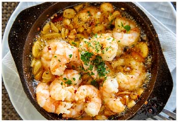 Garlic Prawns